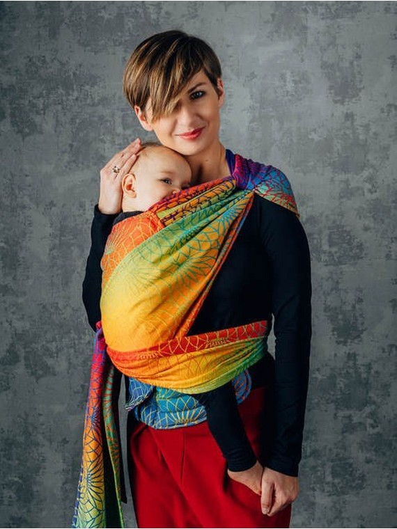 LennyHybrid, Standard, jacquard, 100% bawełna - RAINBOW LOTUS