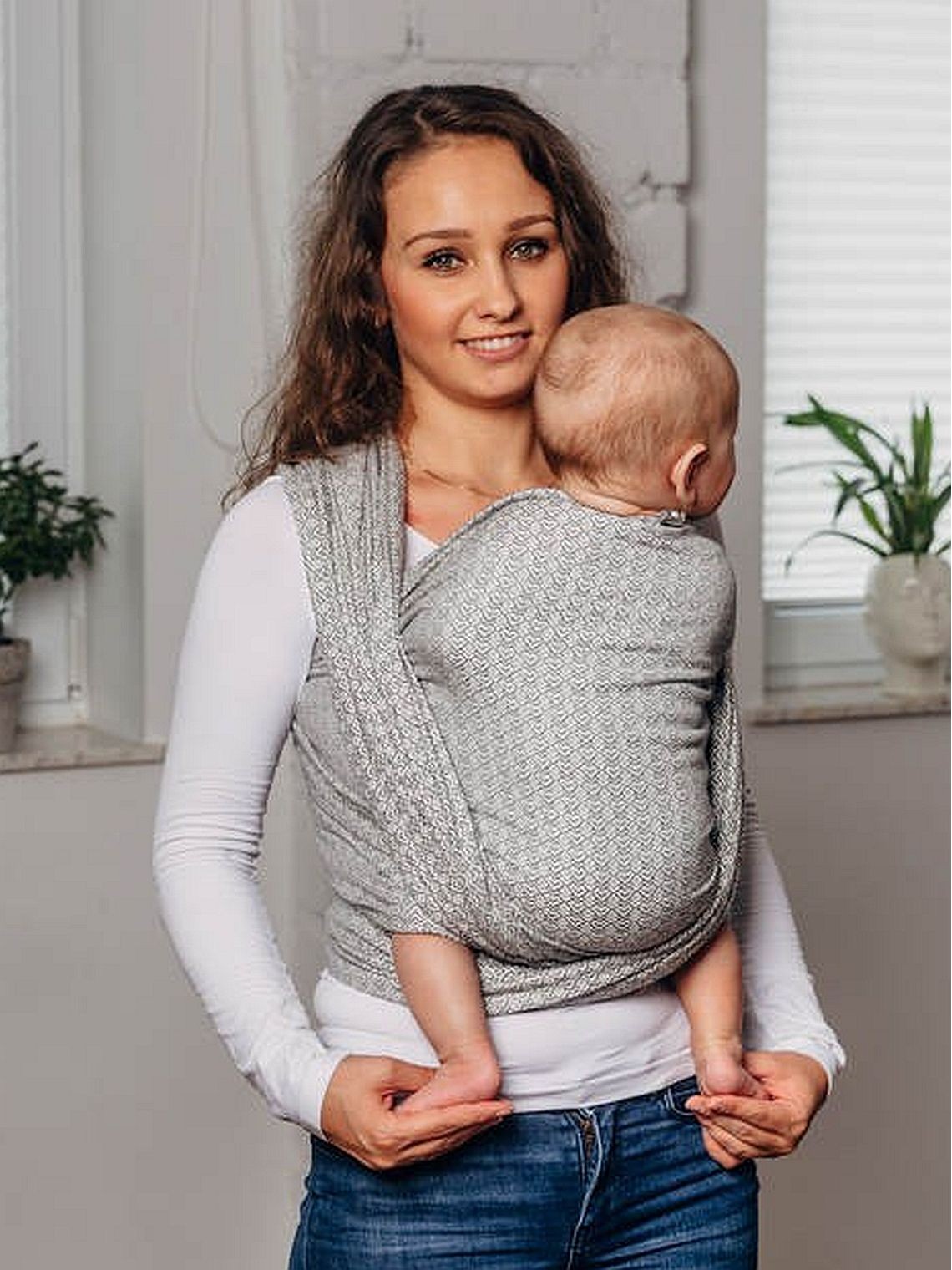 LennyLamb baby wrap – ergonomic and soft from birth to preschool