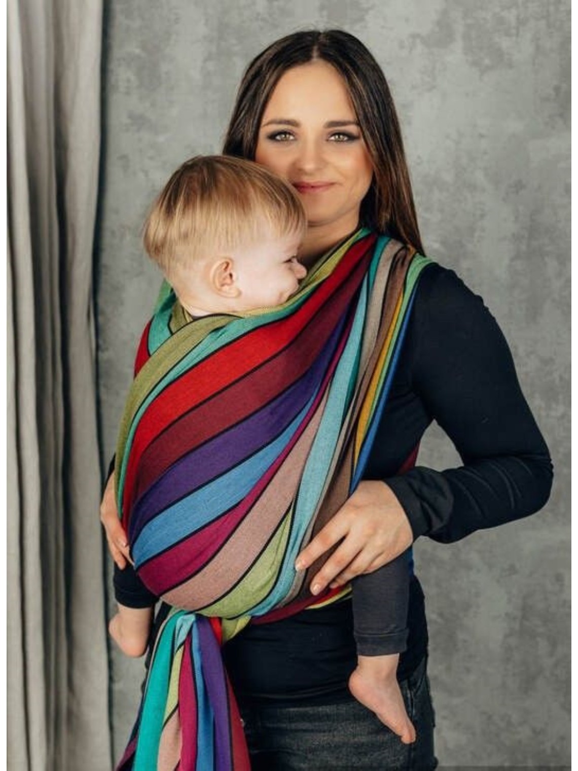 LennyLamb baby wrap – ergonomic and soft from birth to preschool