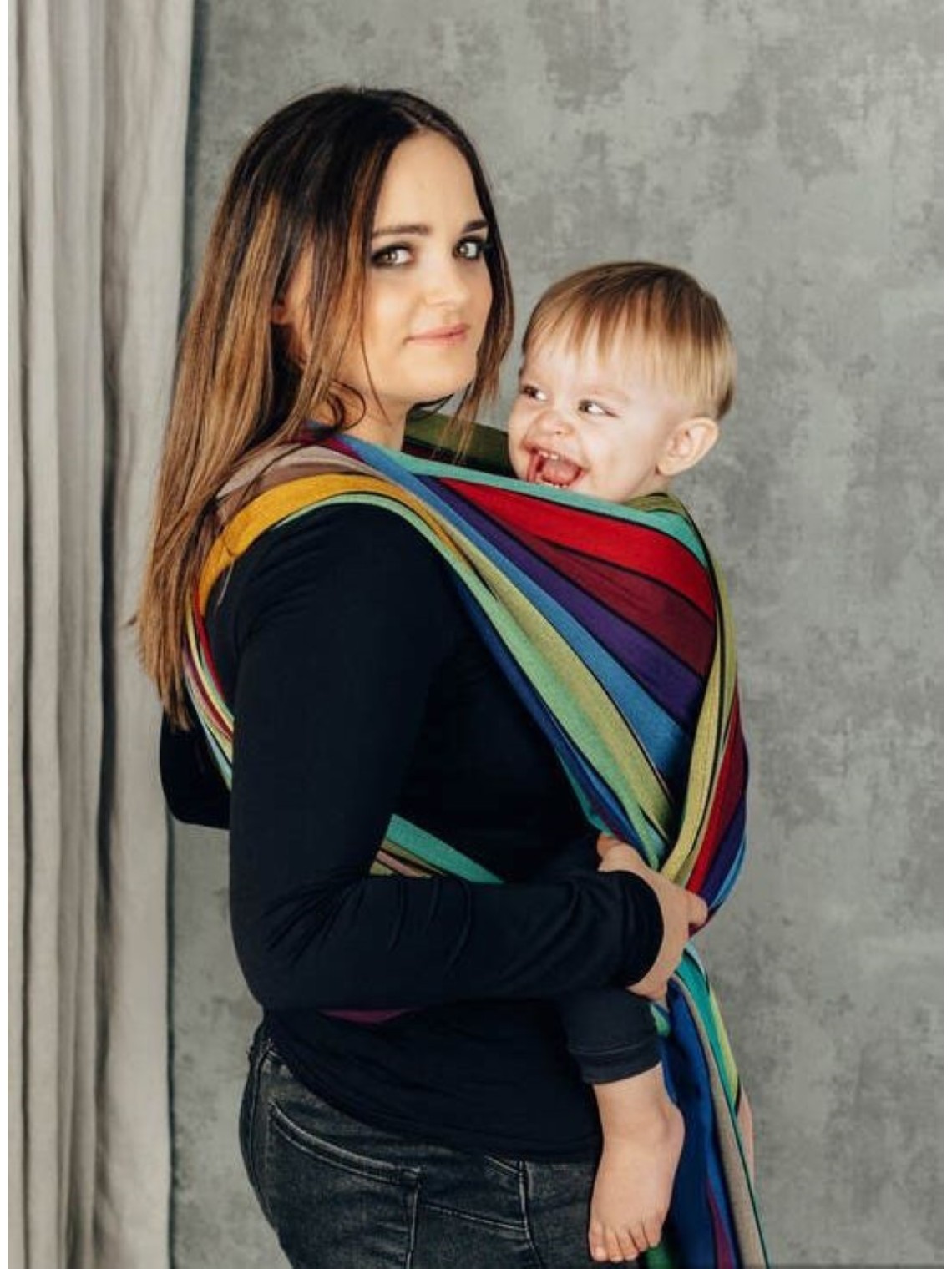 LennyLamb baby wrap – ergonomic and soft from birth to preschool