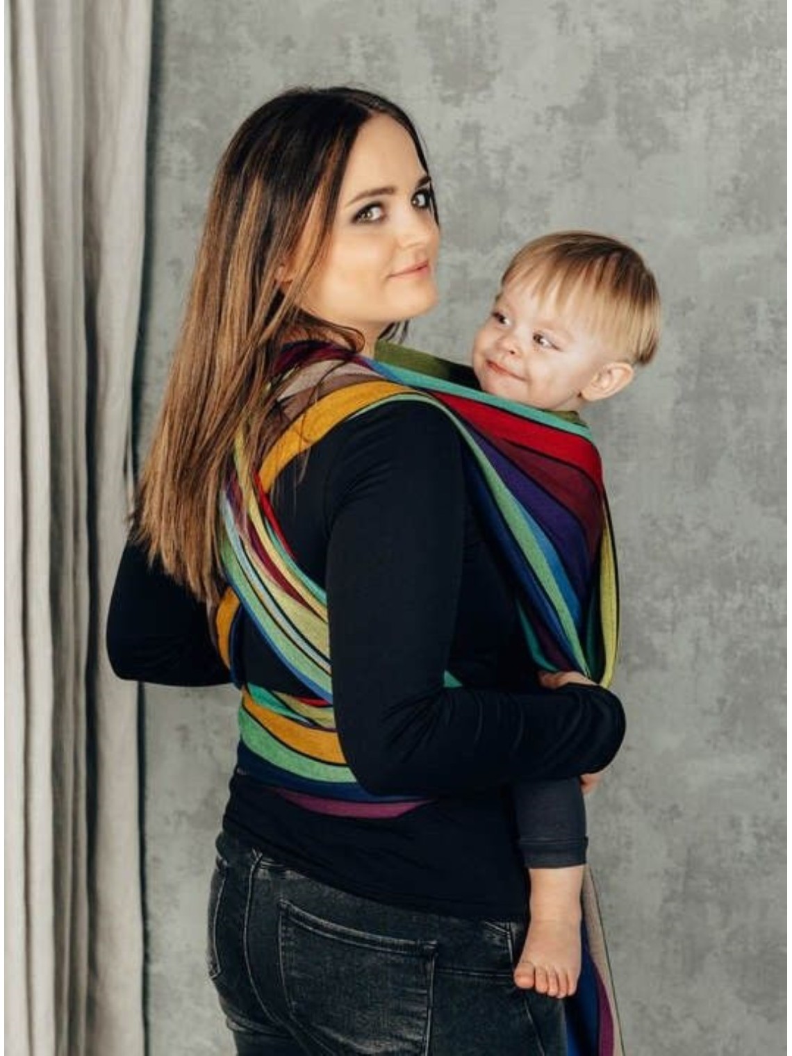 LennyLamb baby wrap – ergonomic and soft from birth to preschool