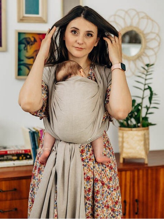 LennyLamb baby wrap – ergonomic and soft from birth to preschool