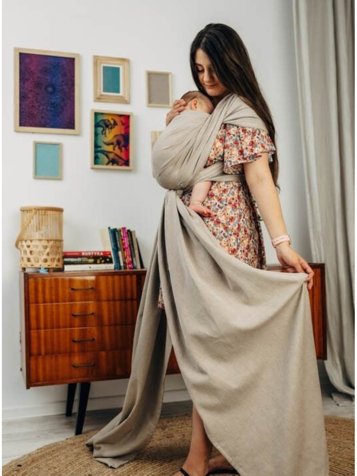 LennyLamb baby wrap – ergonomic and soft from birth to preschool