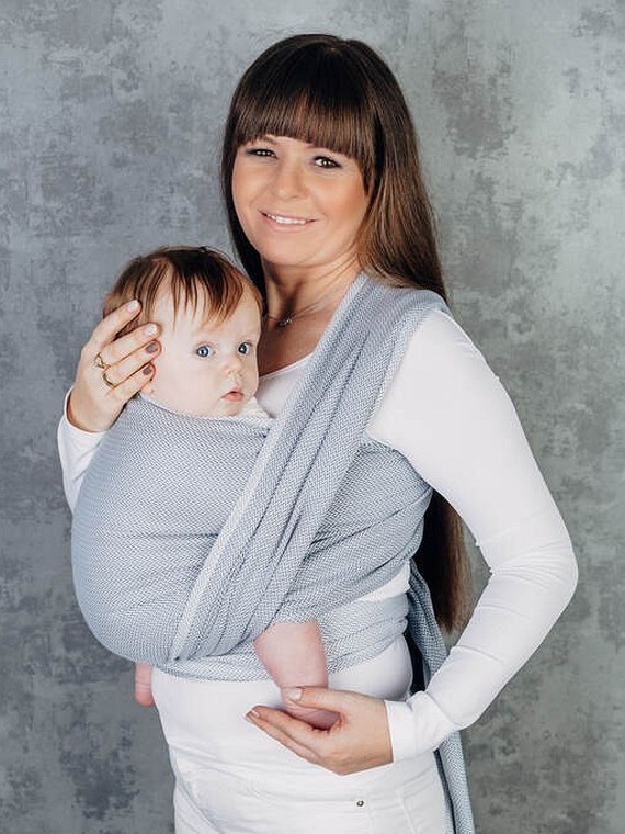 LennyLamb baby wrap – ergonomic and soft from birth to preschool