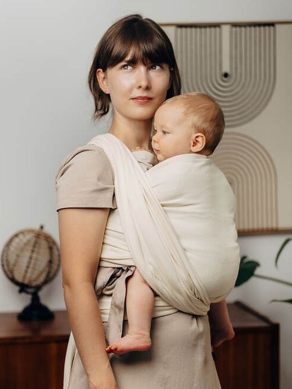 LennyLamb baby wrap – ergonomic and soft from birth to preschool