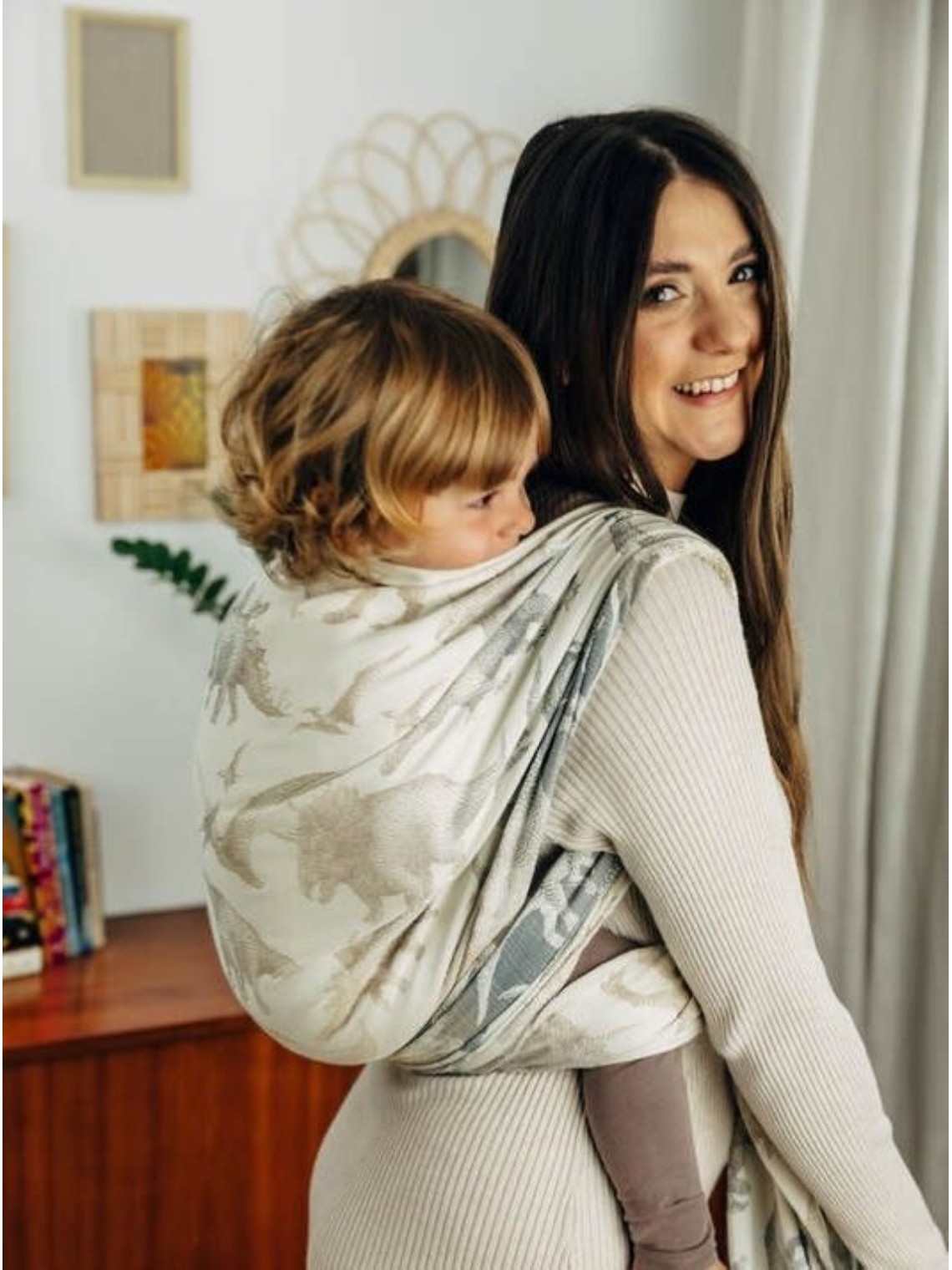 LennyLamb baby wrap – ergonomic and soft from birth to preschool