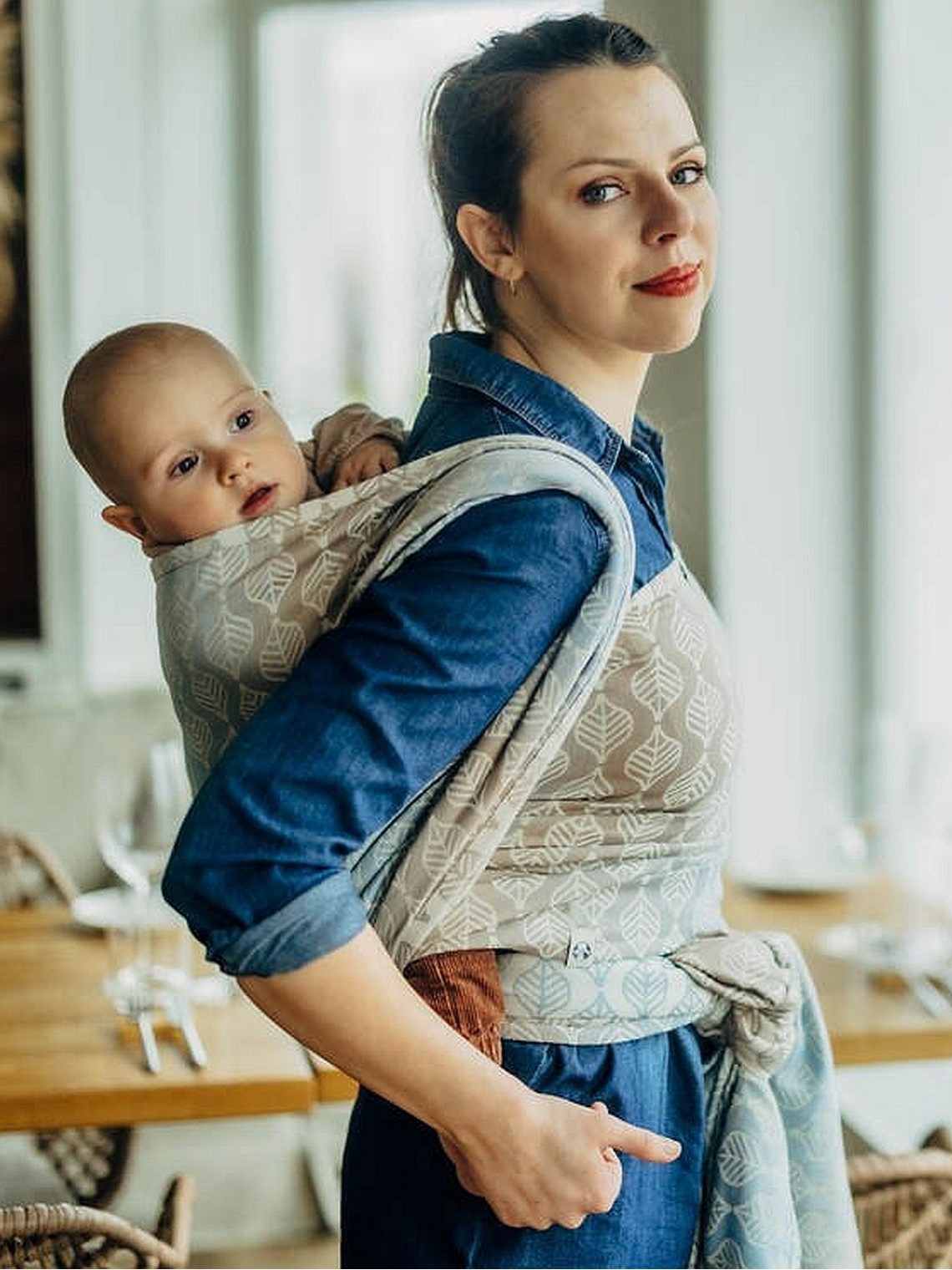 LennyLamb baby wrap – ergonomic and soft from birth to preschool