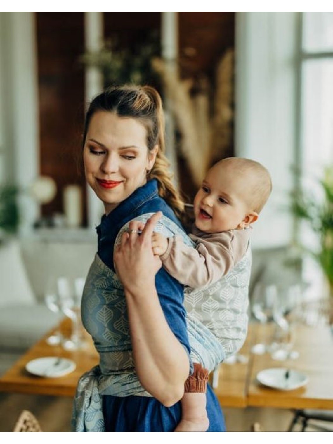 LennyLamb baby wrap – ergonomic and soft from birth to preschool