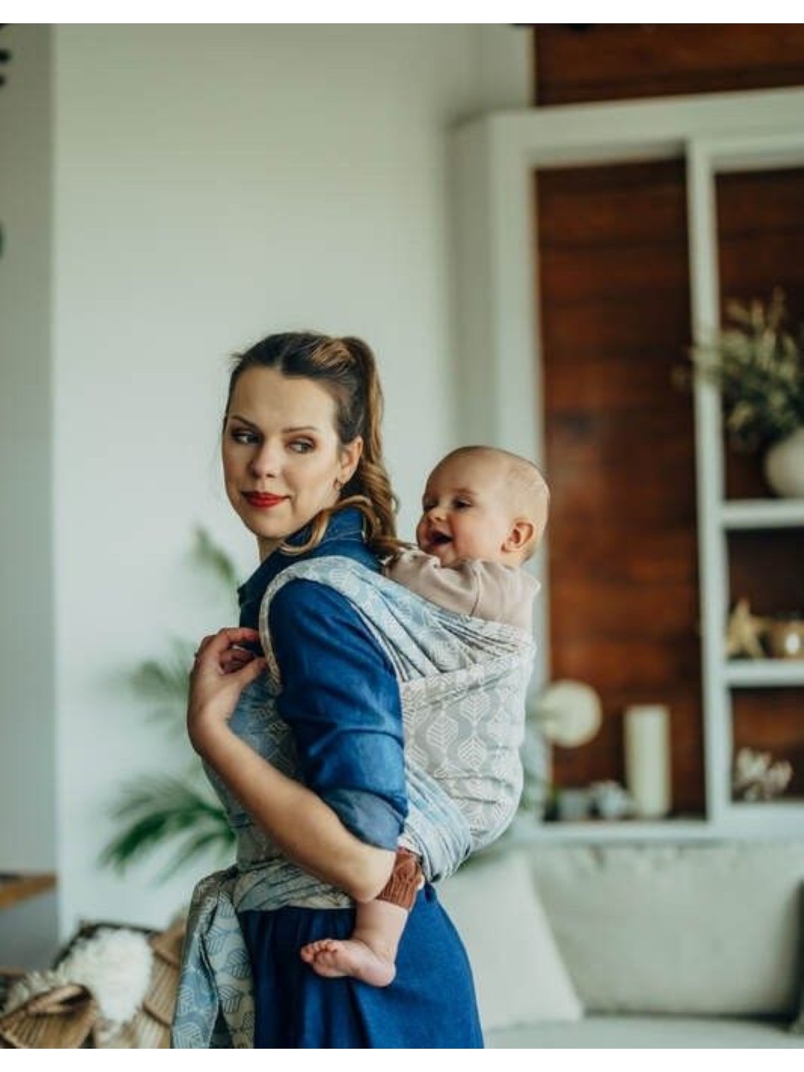 LennyLamb baby wrap – ergonomic and soft from birth to preschool