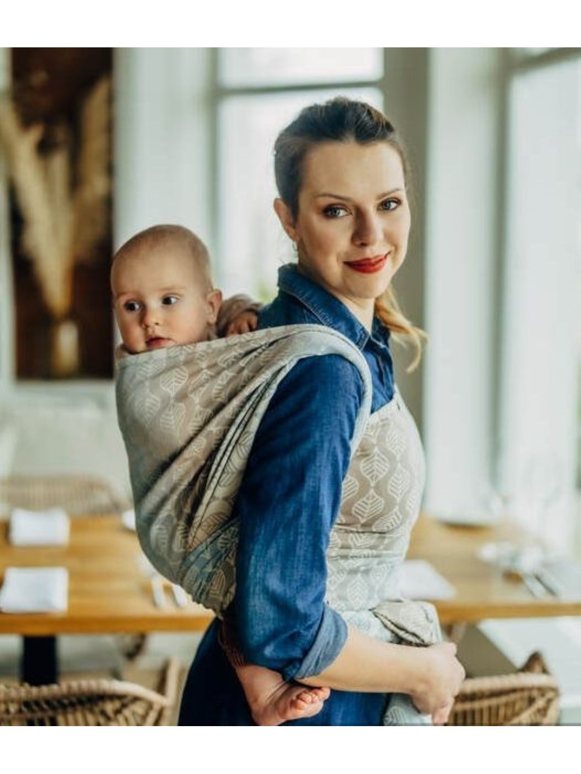 LennyLamb baby wrap – ergonomic and soft from birth to preschool