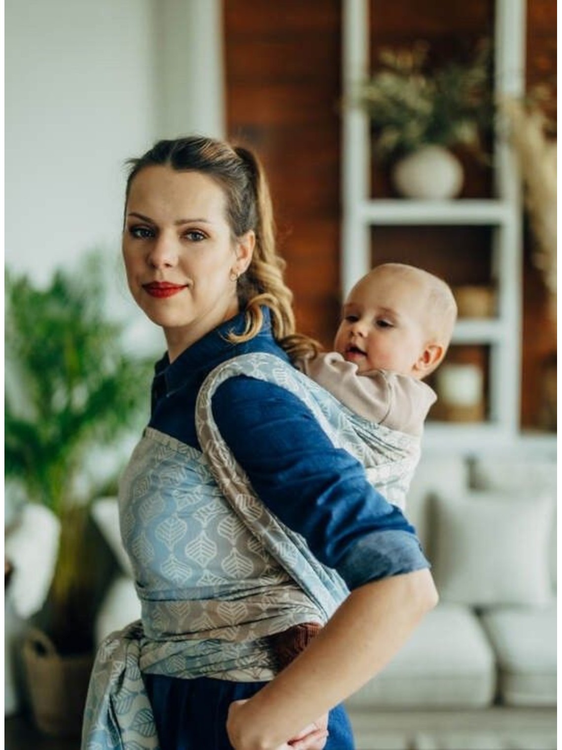 LennyLamb baby wrap – ergonomic and soft from birth to preschool