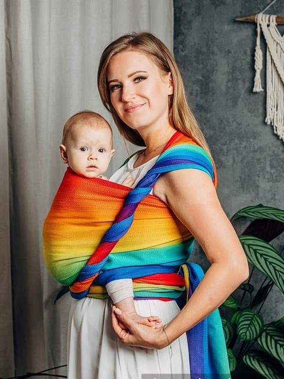 LennyLamb baby wrap – ergonomic and soft from birth to preschool