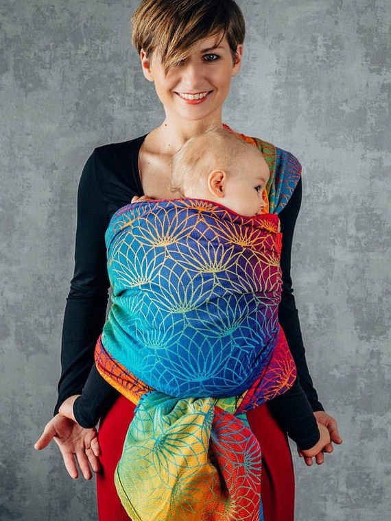 LennyLamb baby wrap – ergonomic and soft from birth to preschool