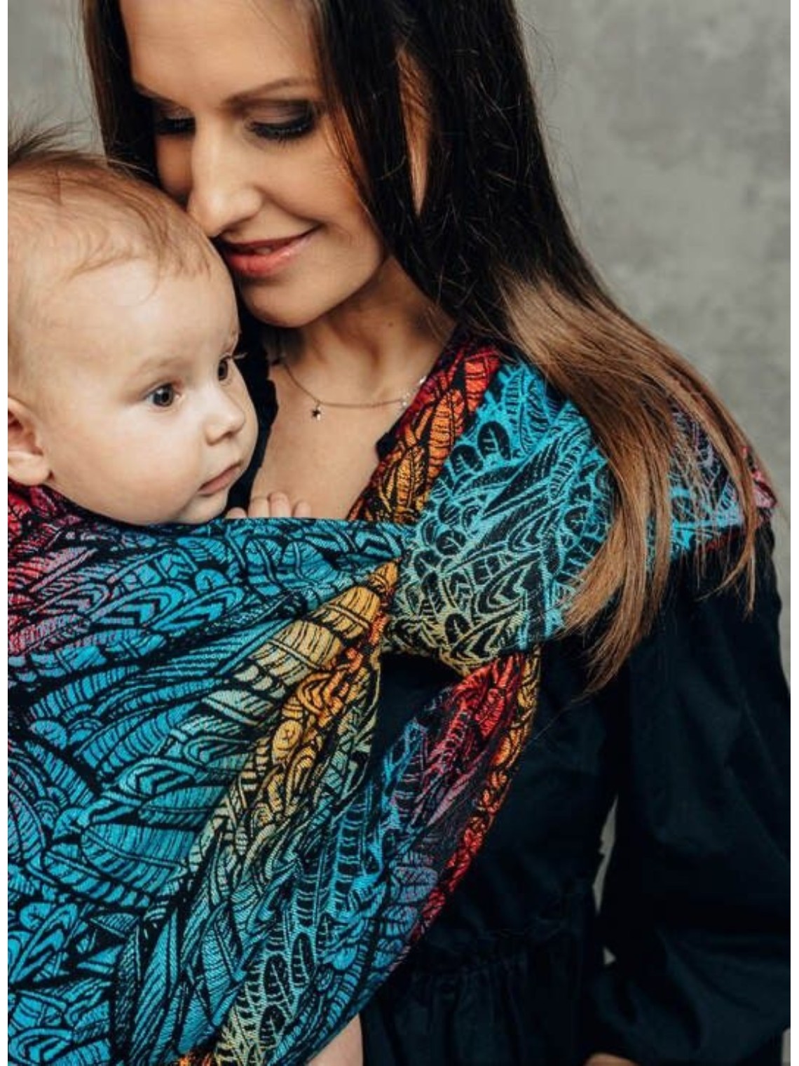 LennyLamb baby wrap – ergonomic and soft from birth to preschool