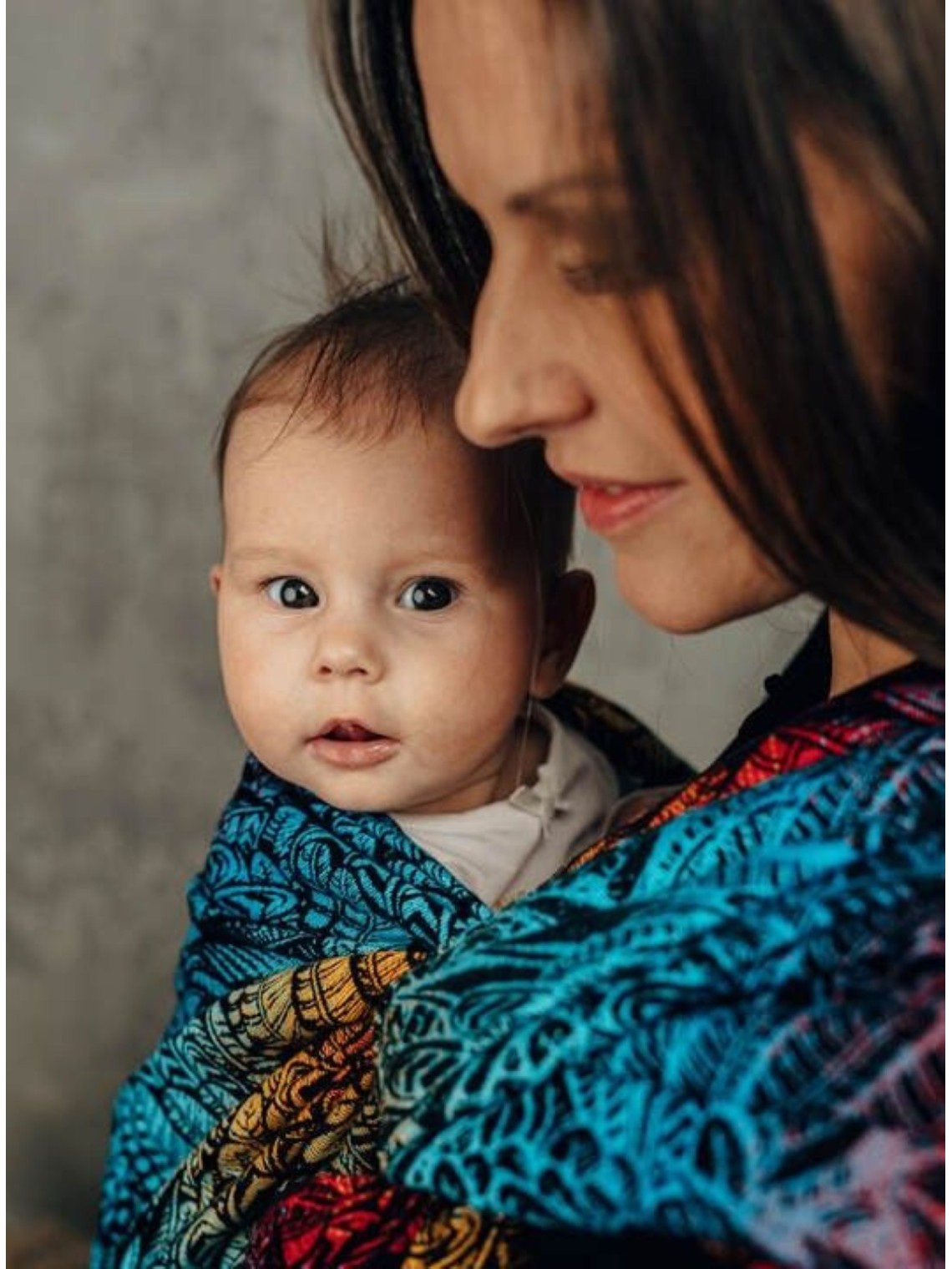 LennyLamb baby wrap – ergonomic and soft from birth to preschool