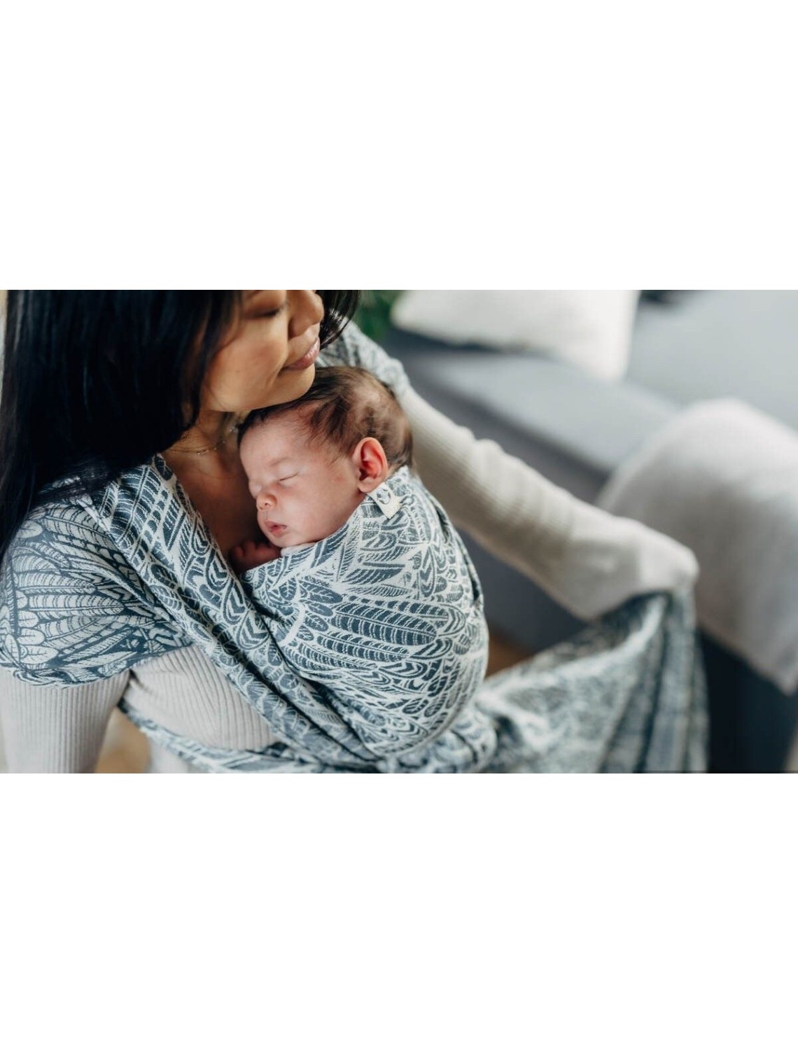 LennyLamb baby wrap – ergonomic and soft from birth to preschool