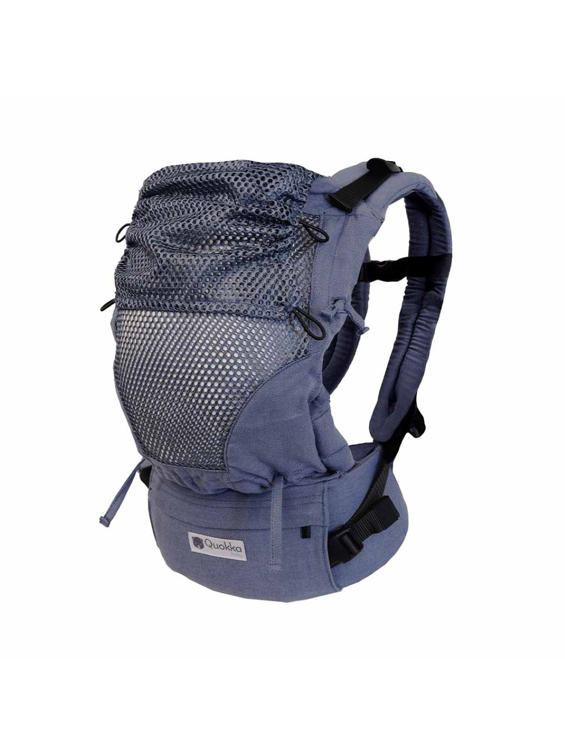Quokkababy E-Carrier ergonomiczne nosidełko dla niemowląt i małych dzieci – maksymalne dopasowanie od pierwszego dnia