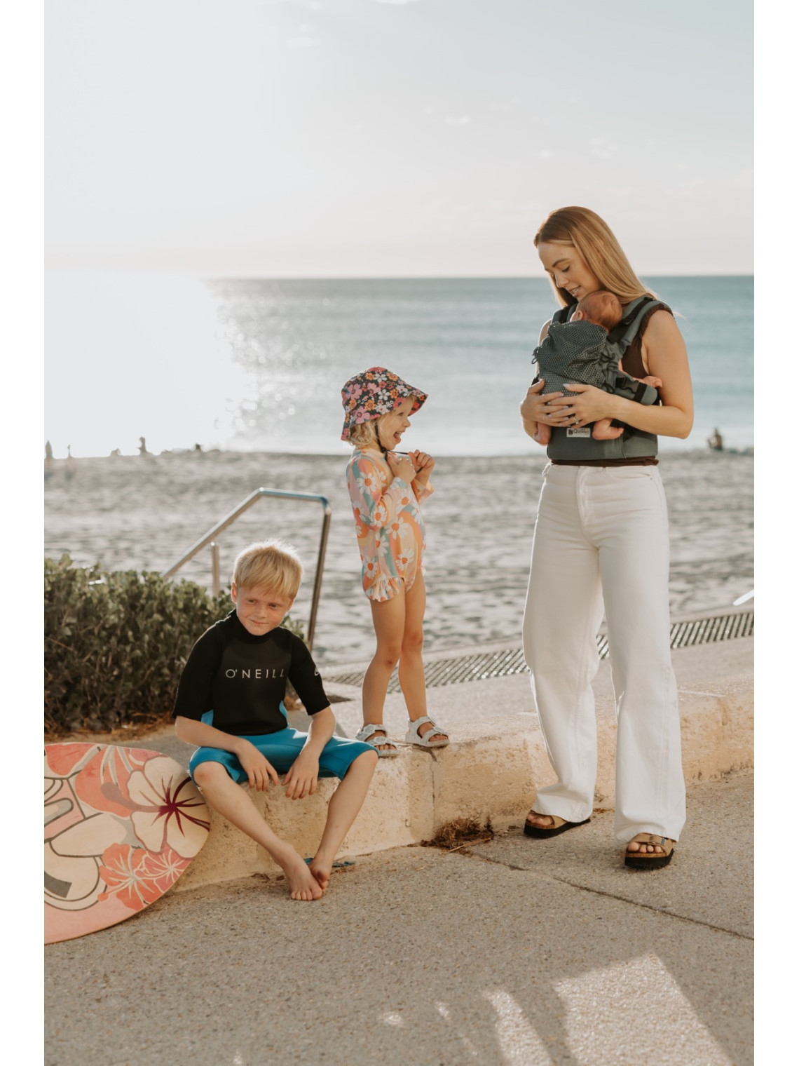 Quokkababy E-Carrier ergonomiczne nosidełko dla niemowląt i małych dzieci – maksymalne dopasowanie od pierwszego dnia