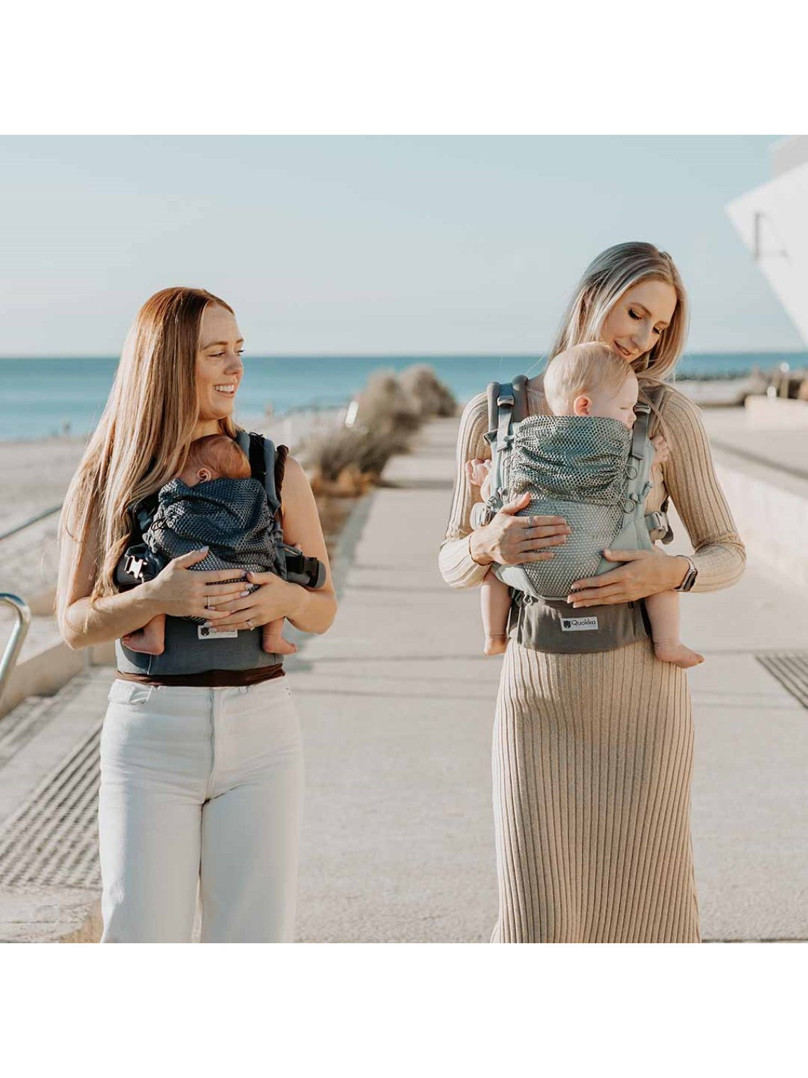 Quokkababy E-Carrier ergonomiczne nosidełko dla niemowląt i małych dzieci – maksymalne dopasowanie od pierwszego dnia