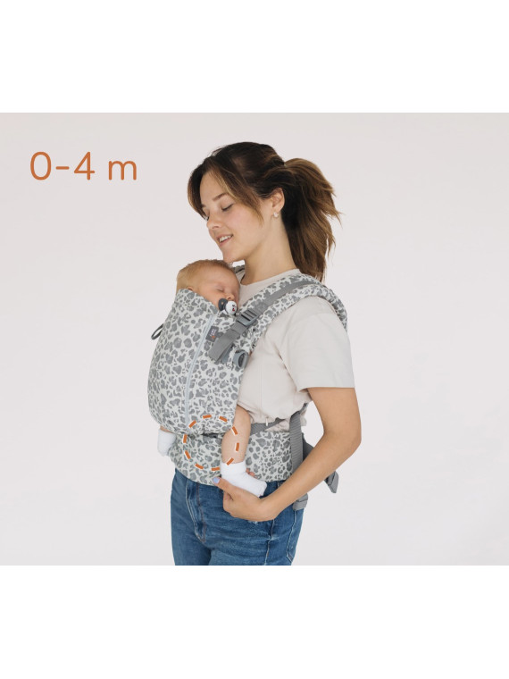 Quokkababy E-Carrier ergonomiczne nosidełko dla niemowląt i małych dzieci – maksymalne dopasowanie od pierwszego dnia