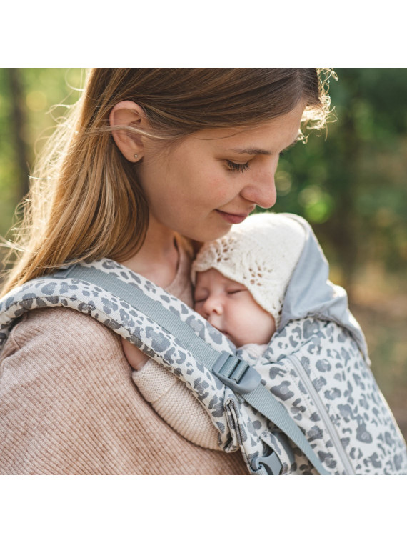 Quokkababy E-Carrier ergonomiczne nosidełko dla niemowląt i małych dzieci – maksymalne dopasowanie od pierwszego dnia