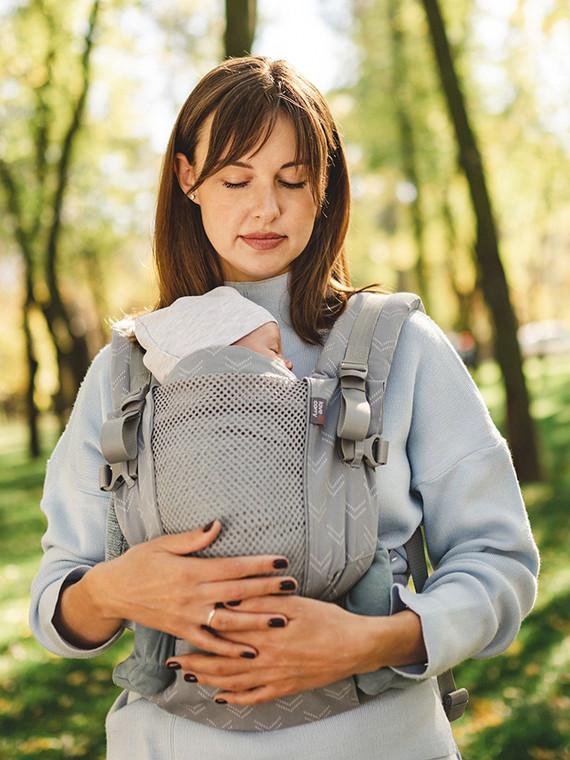 Quokkababy E-Carrier ergonomiczne nosidełko dla niemowląt i małych dzieci – maksymalne dopasowanie od pierwszego dnia