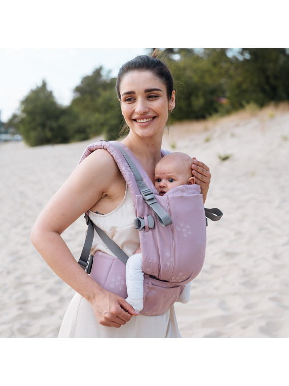 Quokkababy E-Carrier ergonomiczne nosidełko dla niemowląt i małych dzieci – maksymalne dopasowanie od pierwszego dnia
