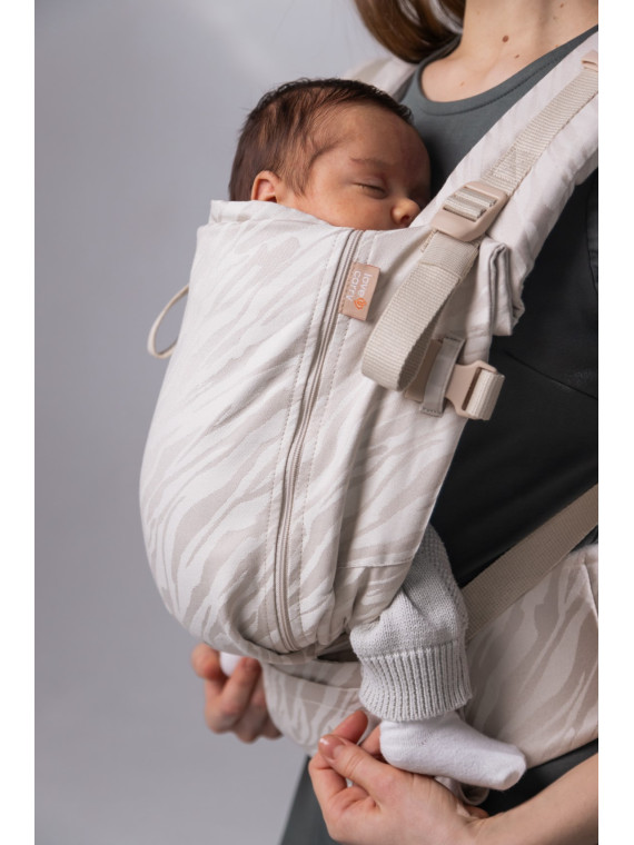 Quokkababy E-Carrier ergonomiczne nosidełko dla niemowląt i małych dzieci – maksymalne dopasowanie od pierwszego dnia