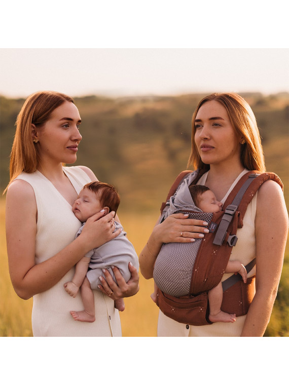 Quokkababy E-Carrier ergonomiczne nosidełko dla niemowląt i małych dzieci – maksymalne dopasowanie od pierwszego dnia