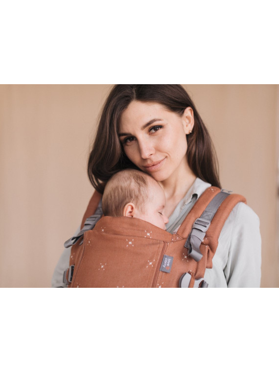 Quokkababy E-Carrier ergonomiczne nosidełko dla niemowląt i małych dzieci – maksymalne dopasowanie od pierwszego dnia