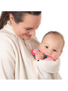 Mamalila Fleece Babywearing Jacket Basel, Off White