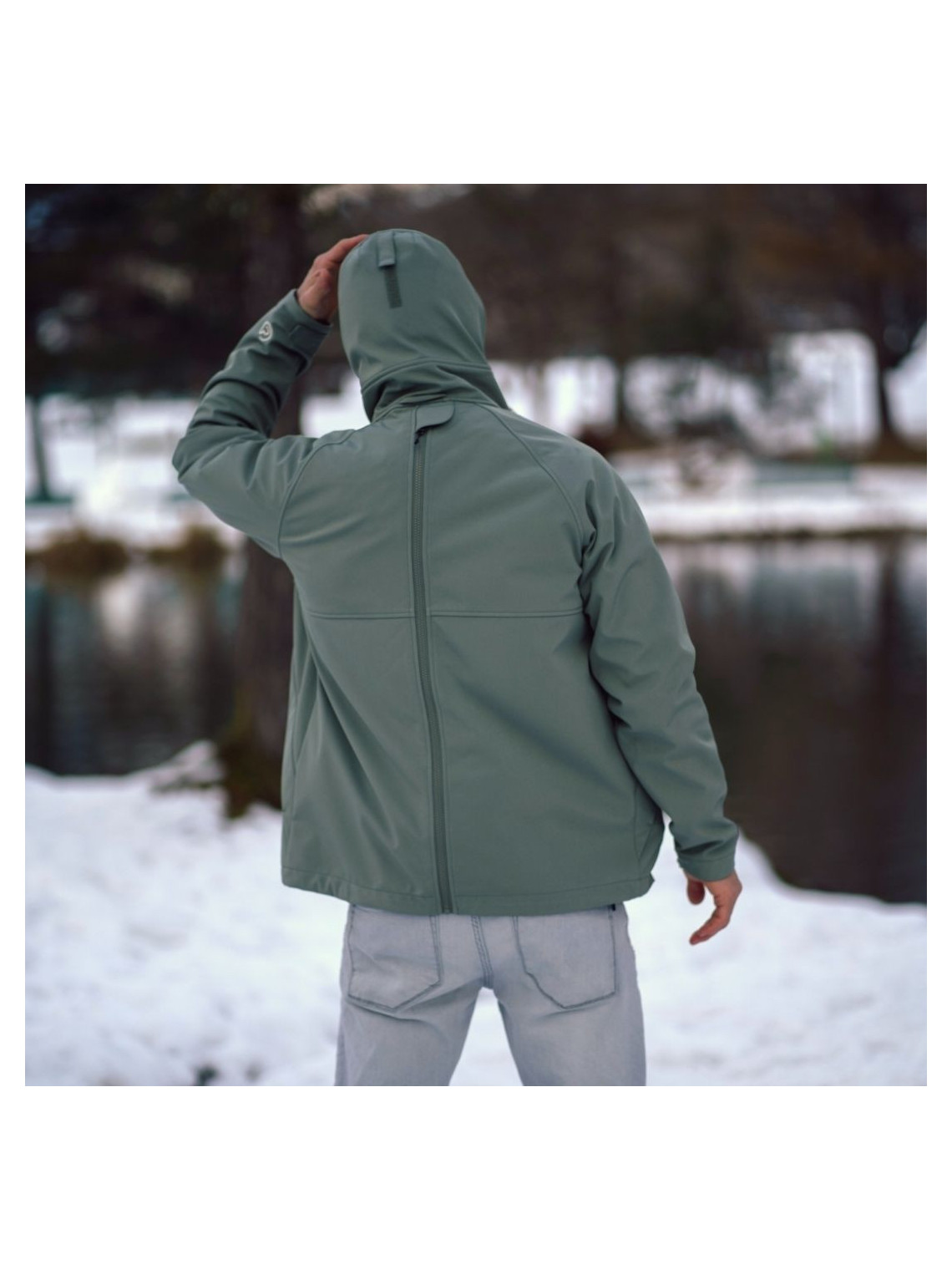 Softshell ALLROUNDER for men, Agave