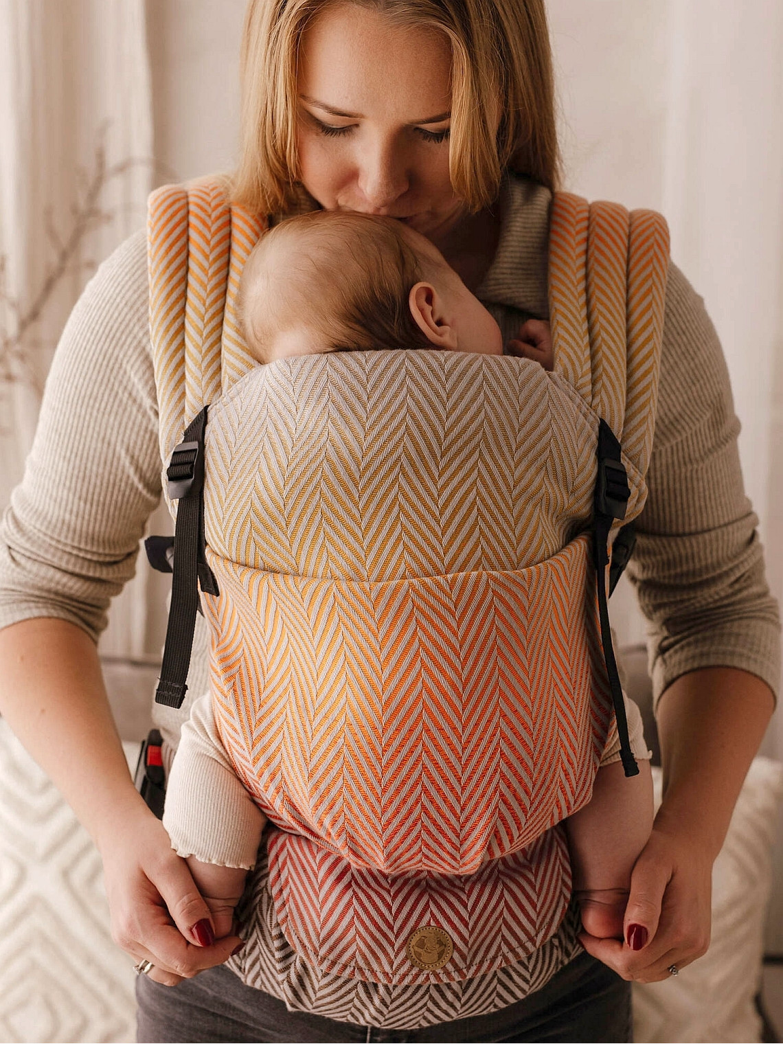 LennyLight (jacquard, 100% bawełna), BIG HERRINGBONE - FANDANGO